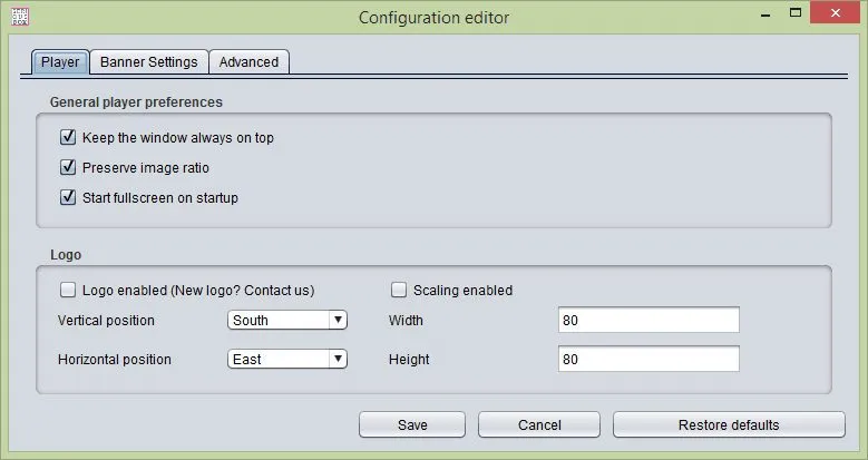 SeriousBox narrowcasting application, image 7 of 9