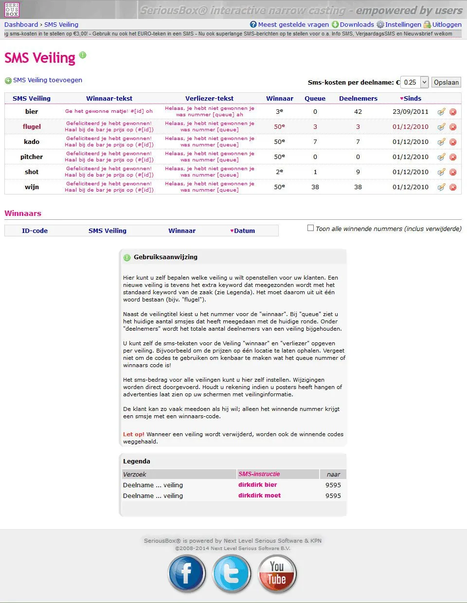 SeriousBox narrowcasting front-end CMS, image 4 of 16