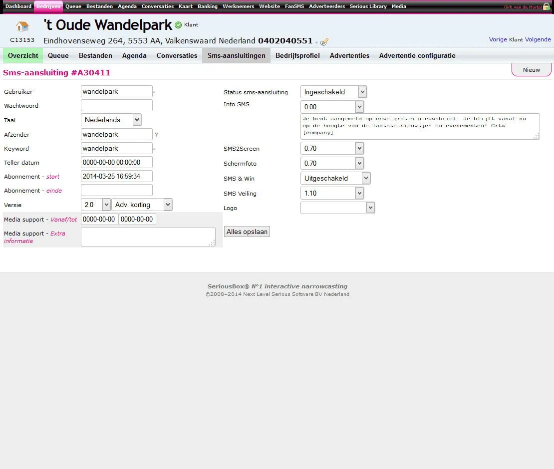 SeriousBox narrowcasting CRM, image 7 of 9