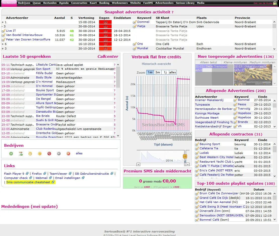 SeriousBox narrowcasting CRM, image 8 of 9