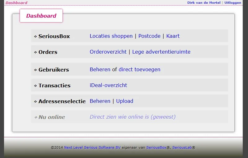 SeriousBox narrowcasting application, image 6 of 9