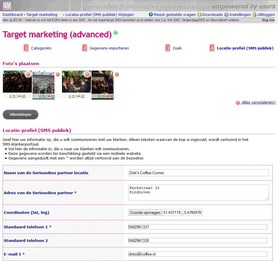 SeriousBox narrowcasting front-end CMS, image 7 of 16